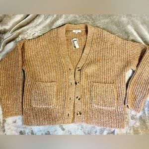 NWT- Madewell Oversized Sweater | Size: L (Women) | Color: Tan